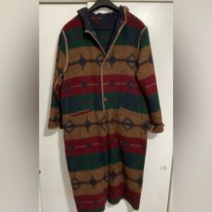 Southwestern Reversible Blanket Coat